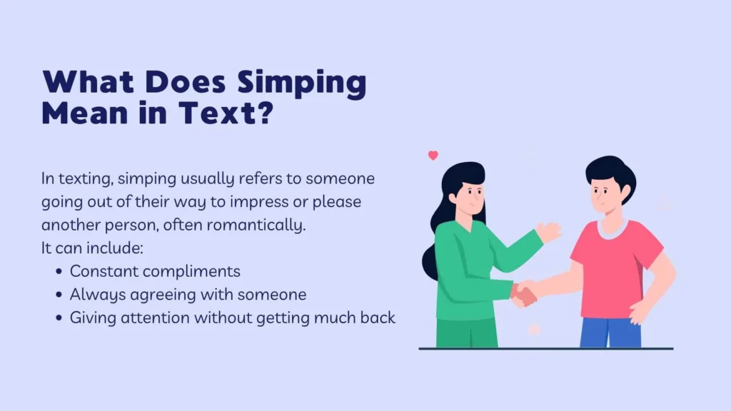 what does simping mean