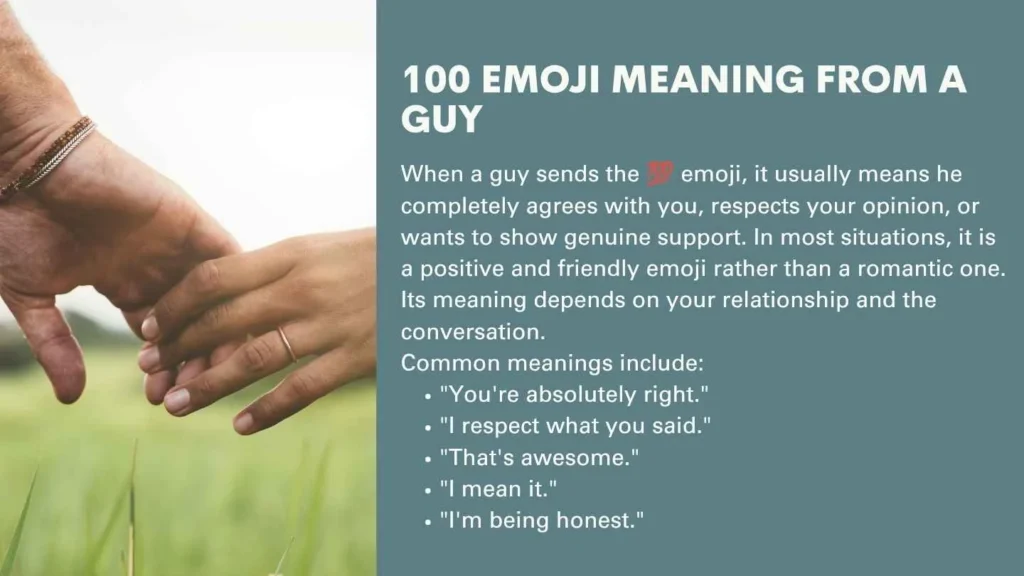 100 Emoji Meaning From A Guy