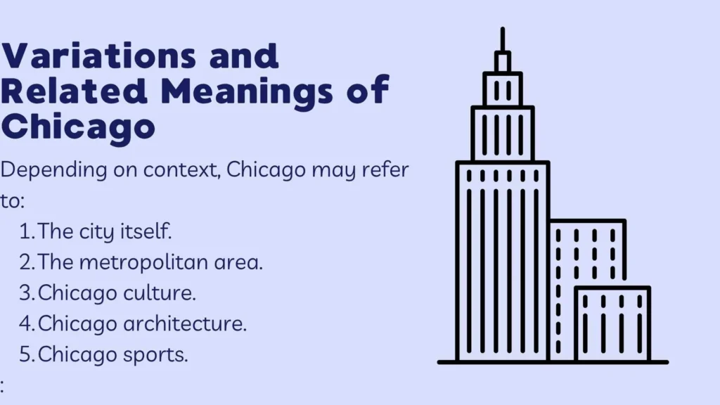 Variations and Related Meanings of Chicago