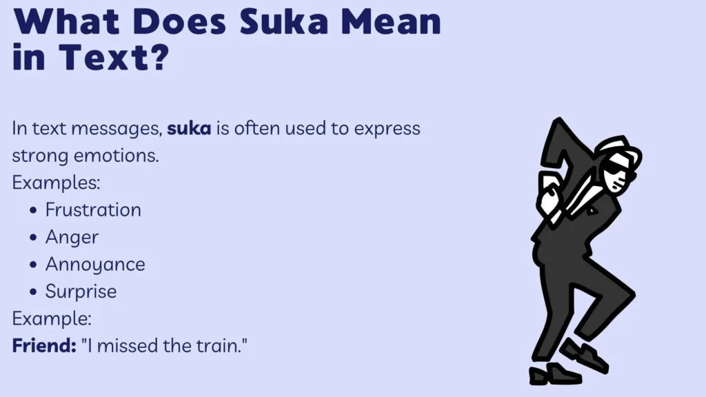 What Does Suka Mean in Text?