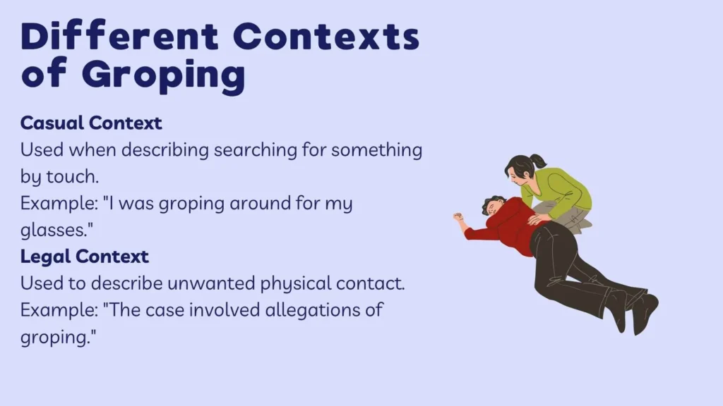 Different Contexts of Groping