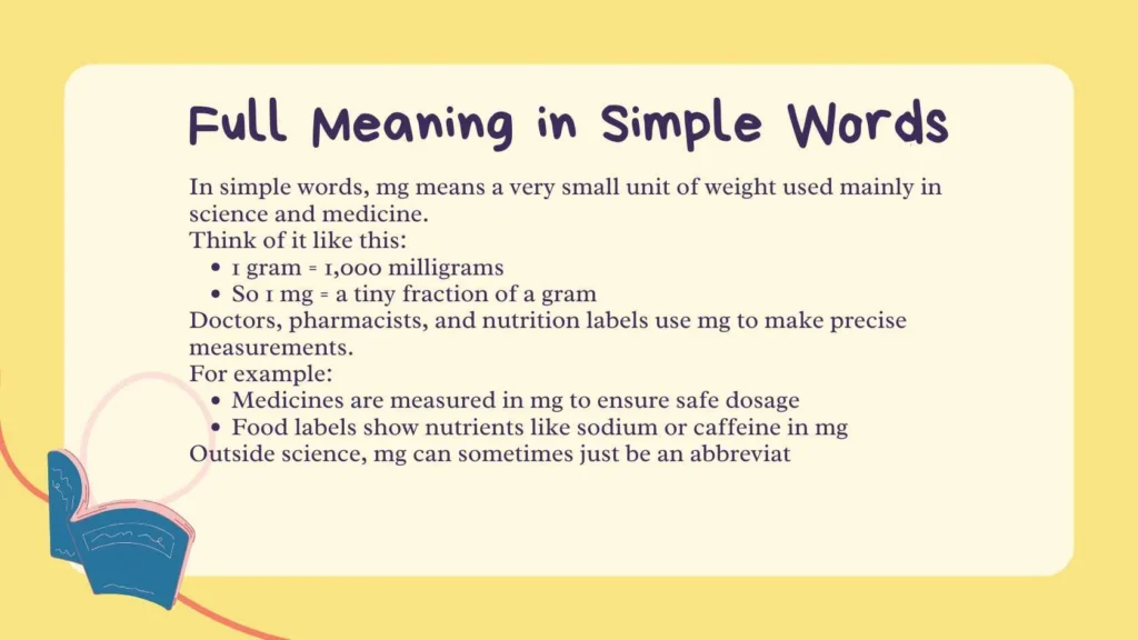 Full Meaning in Simple Words