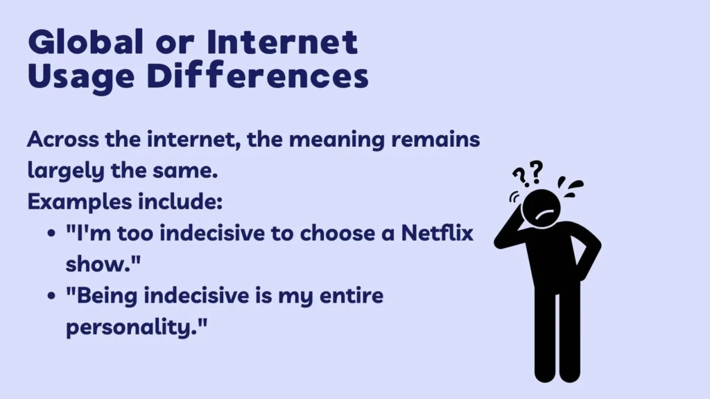 Global or Internet Usage Differences