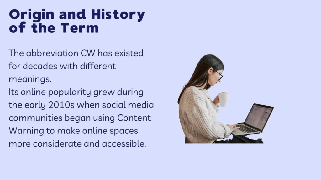Origin and History of the Term
