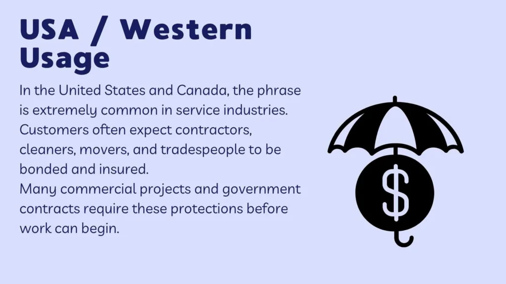 USA / Western Usage