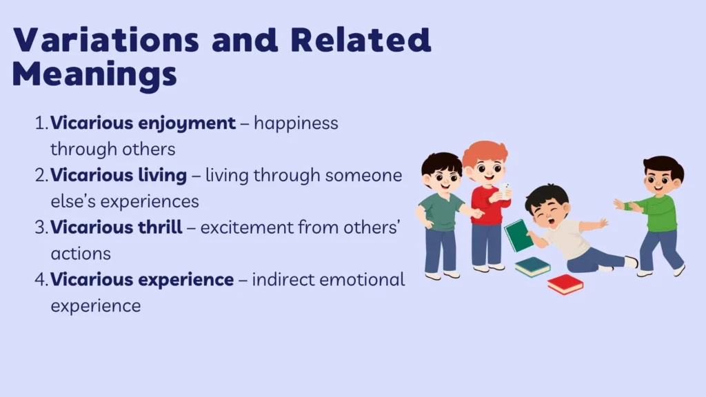 Variations and Related Meanings