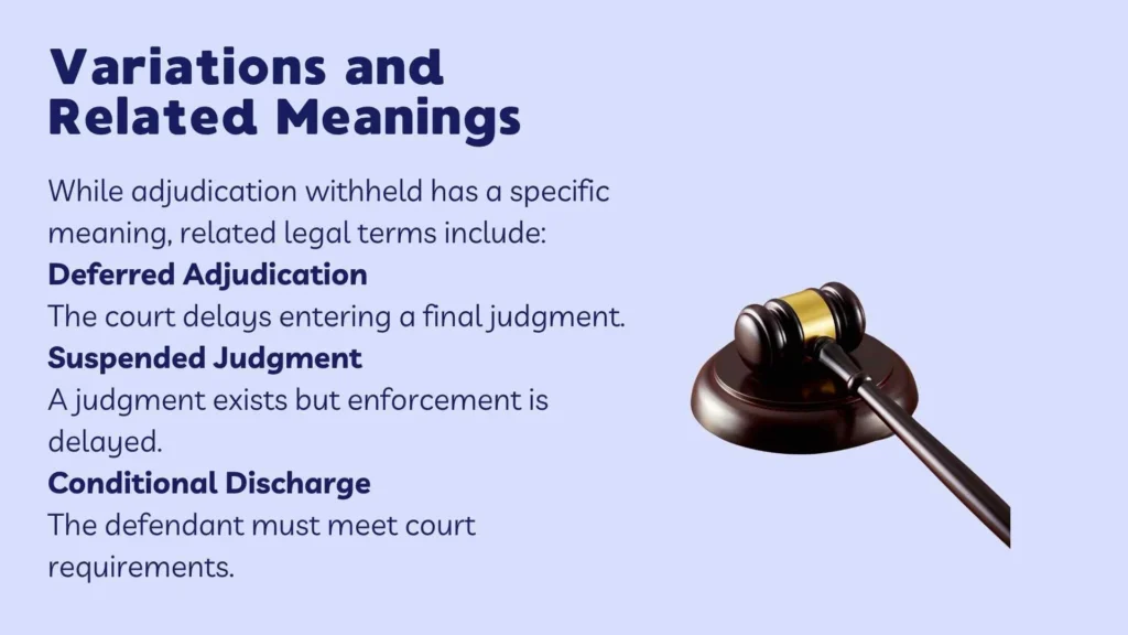 Variations and Related Meanings