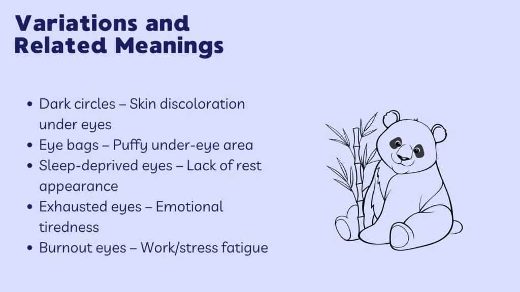 Variations and Related Meanings