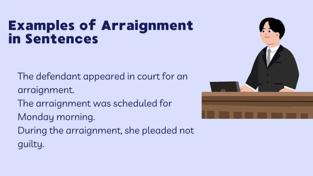 what does arraignment mean in court