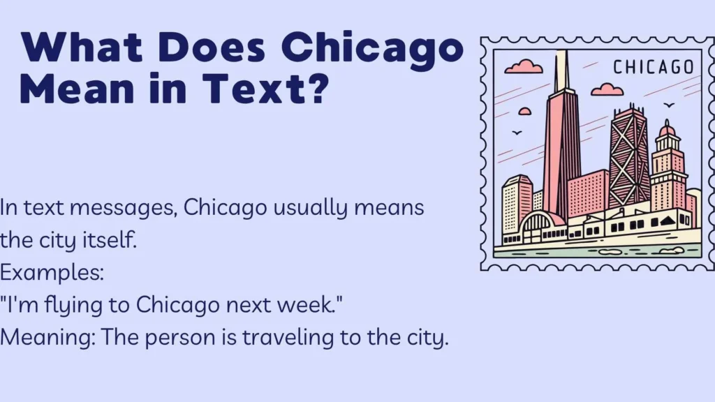 What Does Chicago Mean in Text?