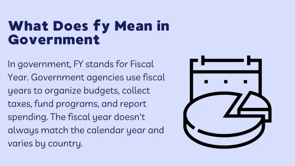What Does fy Mean in Government