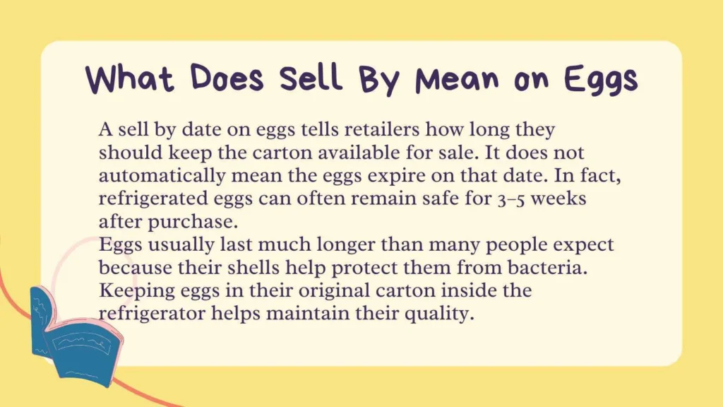 What Does Sell By Mean on Eggs