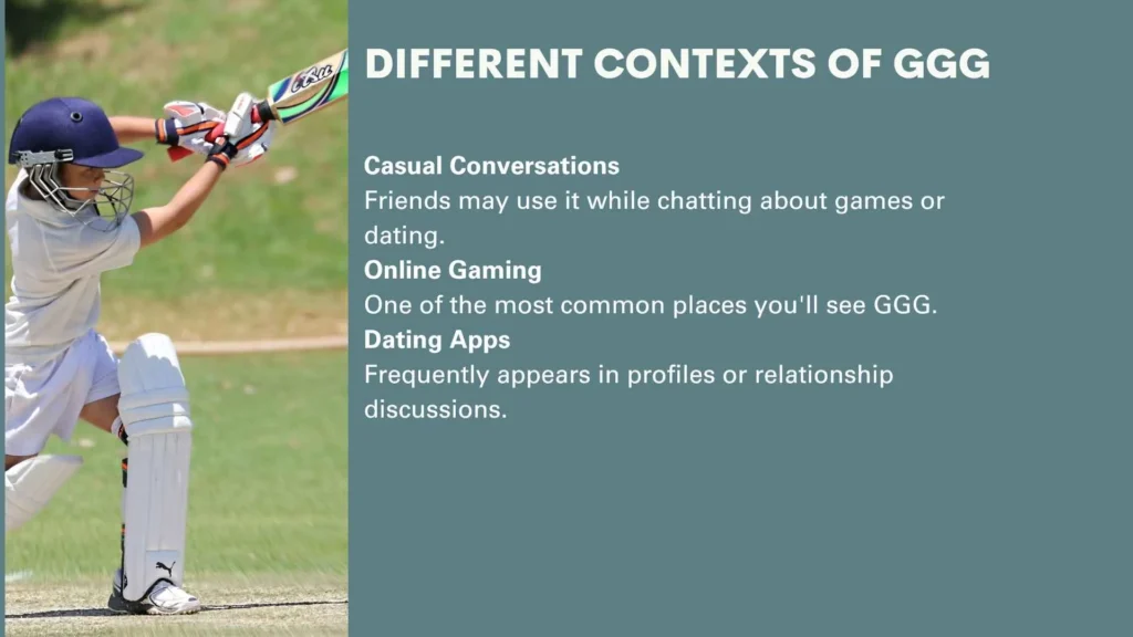 Different Contexts of GGG