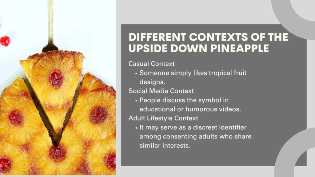 Different Contexts of the Upside Down Pineapple