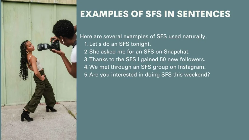 Examples of SFS in Sentences
