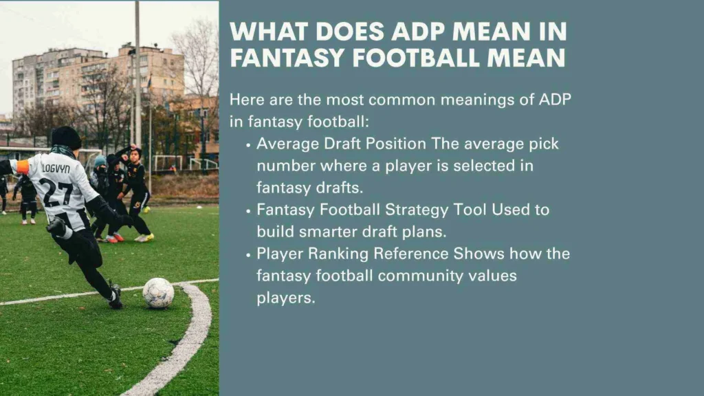 What Does ADP Mean in Fantasy Football