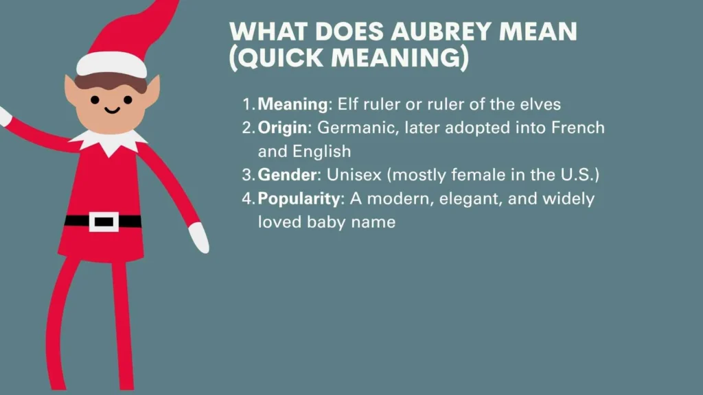 What Does Aubrey Mean (Quick Meaning)