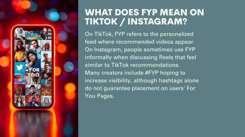 What Does FYP Mean on TikTok / Instagram?