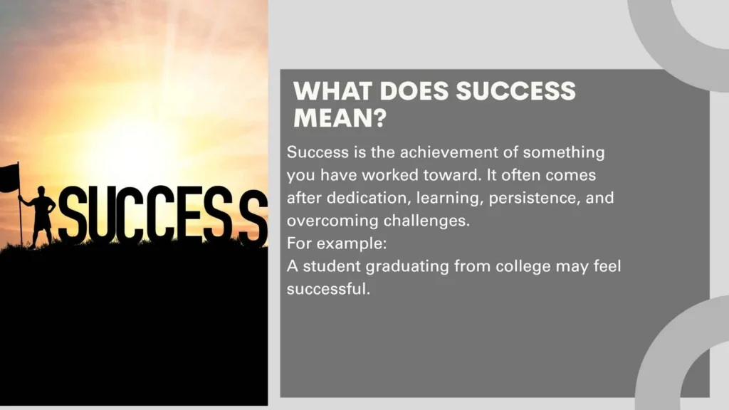 What Does Success Mean?
