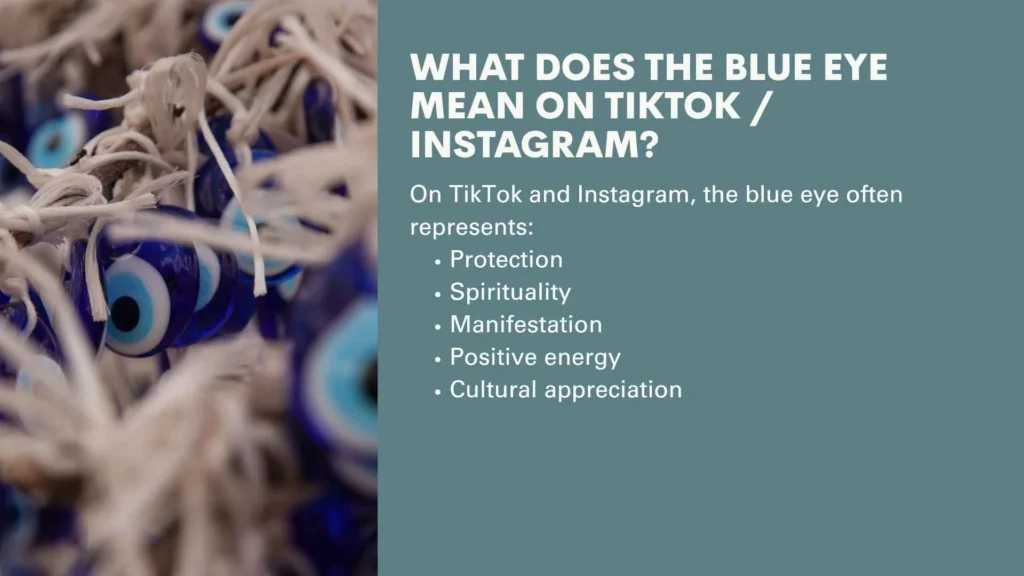 What Does the Blue Eye Mean on TikTok / Instagram?