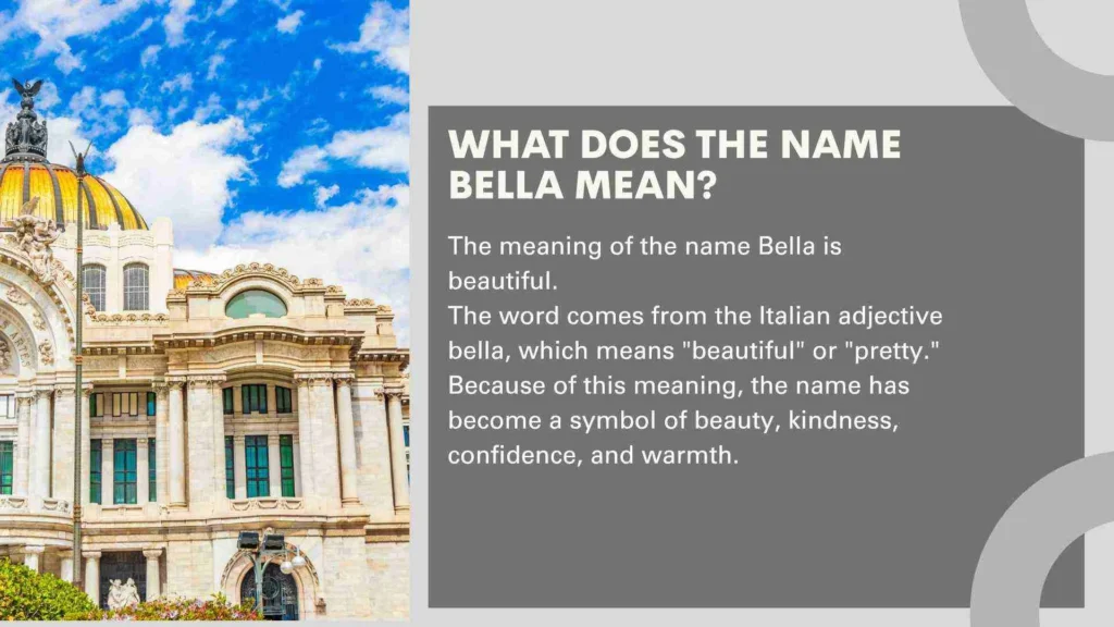 What Does the Name Bella Mean?