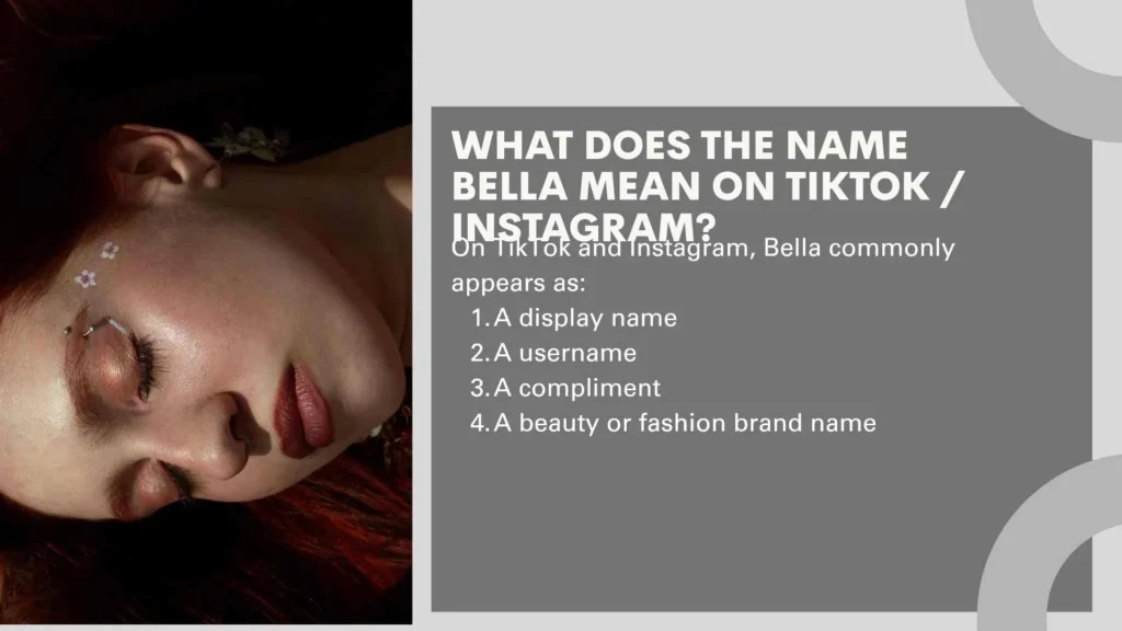 What Does the Name Bella Mean on TikTok / Instagram?