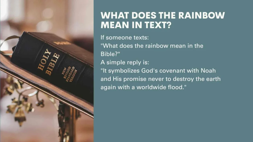 What Does the Rainbow Mean in Text?