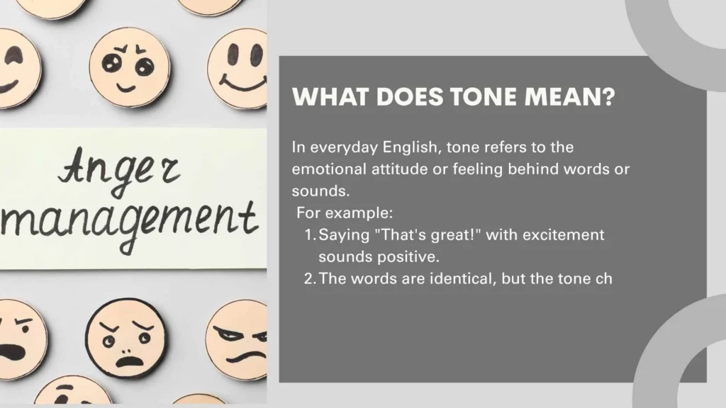 What Does Tone Mean?