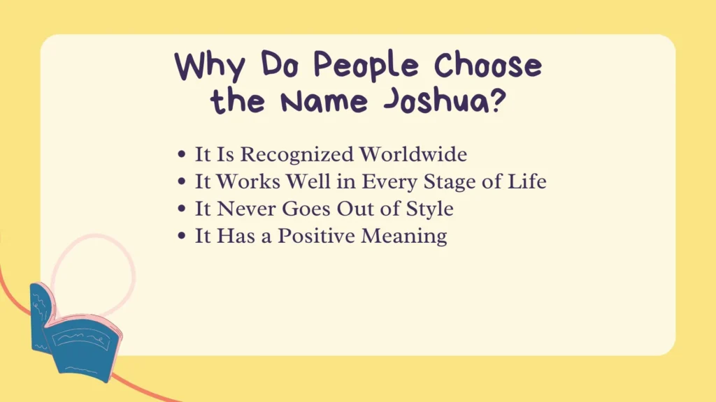 Why Do People Choose the Name Joshua?